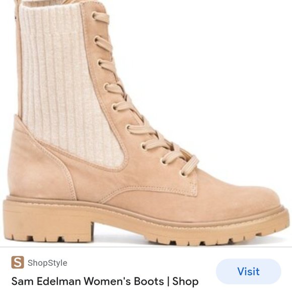 Sam Edelman Combat Boots "NEW" - Picture 15 of 16